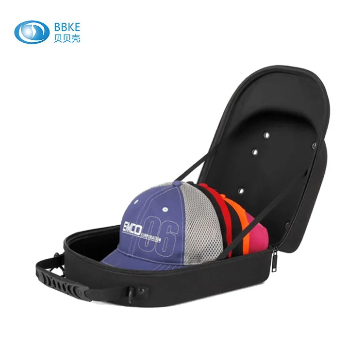 Custom Storage Baseball Cap Travel Case Eva Cap Carrier Case Baseball Hat Travel Bag Cases For Caps