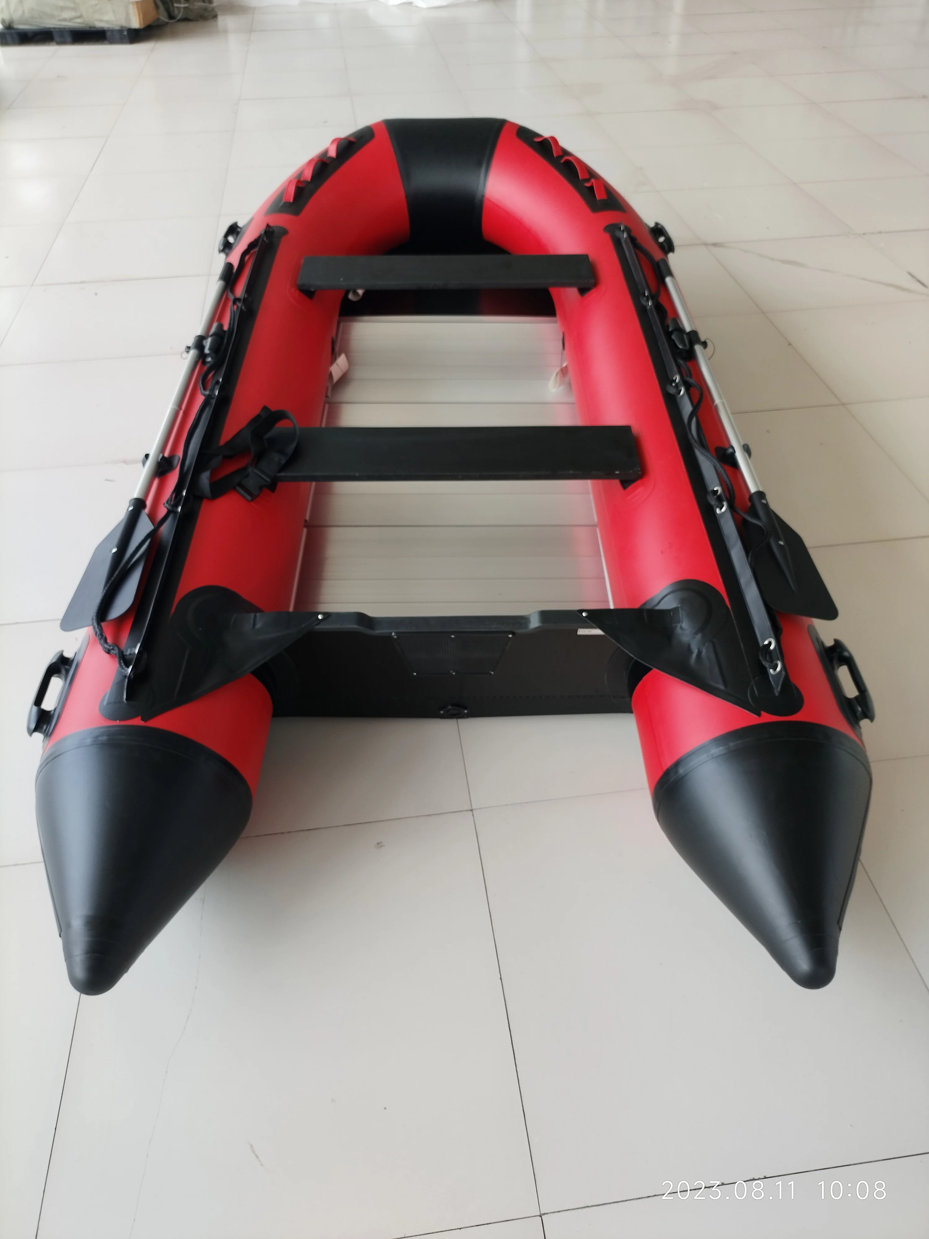 Flood control Rescue equipment Rubber Inflatable Boat 4.3M Capacity 10 Boat CE rubber dinghy rubber boat