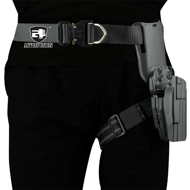 Outdoor Adjustable leg tool holster Molle Tactical Thigh upper Drop Leg Holster with QLS 19 22 thigh strap Universal belt loop