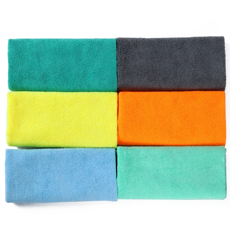 cheaper price wholesale for car cleaning towel 300-350gsm customized edgeless microfiber towel for waxing and polishing