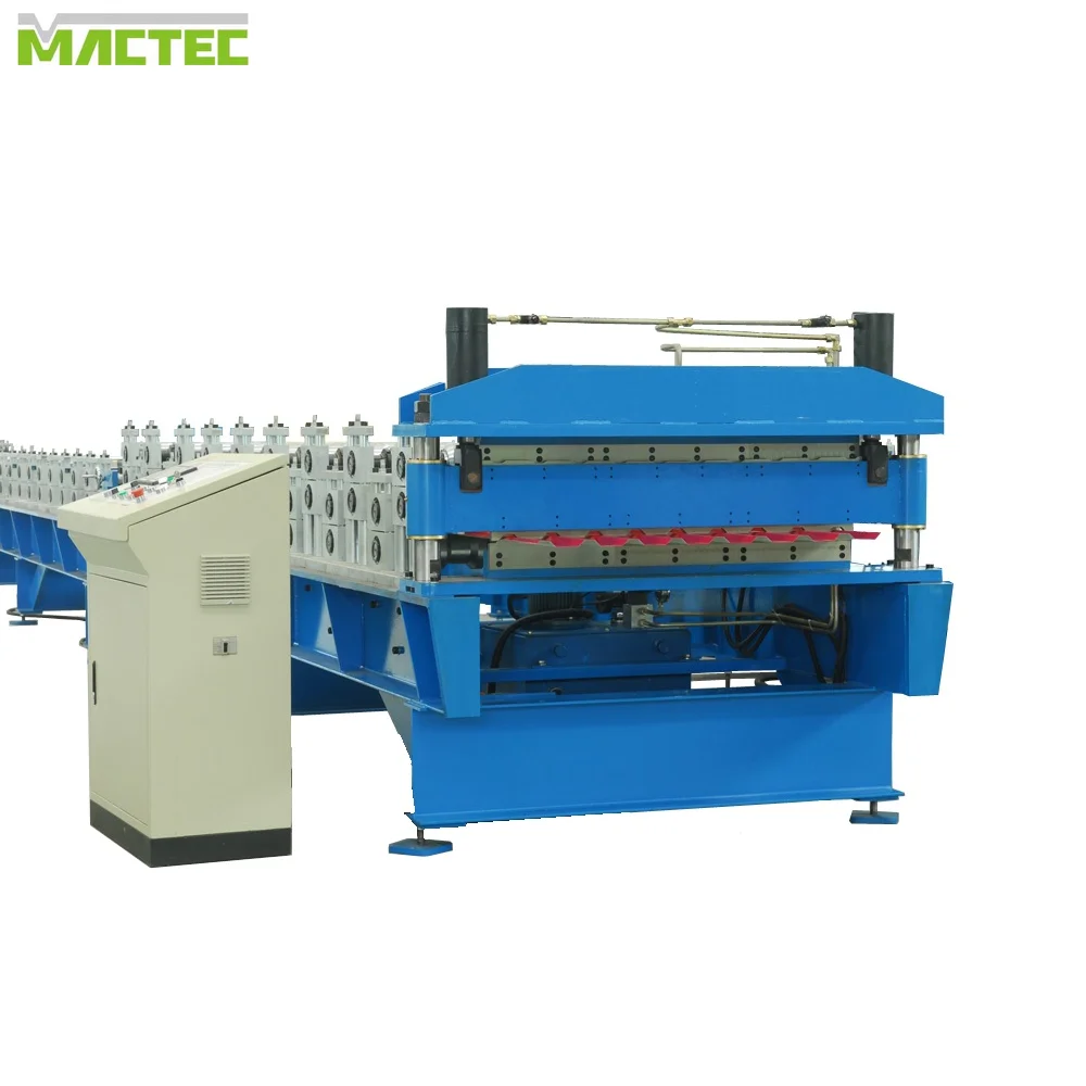 NEW design Popular trapezoidal double deck forming machines