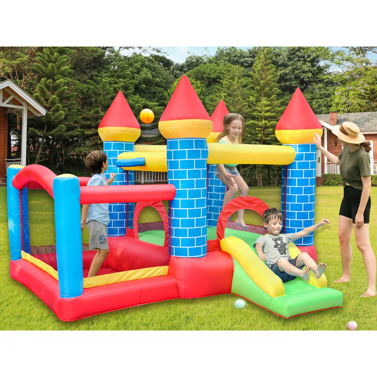 Factory ODM OEM high quality air castle bouncy house slide inflatable jumping castle air bouncer for sale