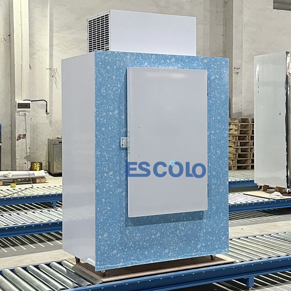 commercial hotel kitchen bagged ice box upright solid door ice freezer storage 100bags ice fridge refrigerator