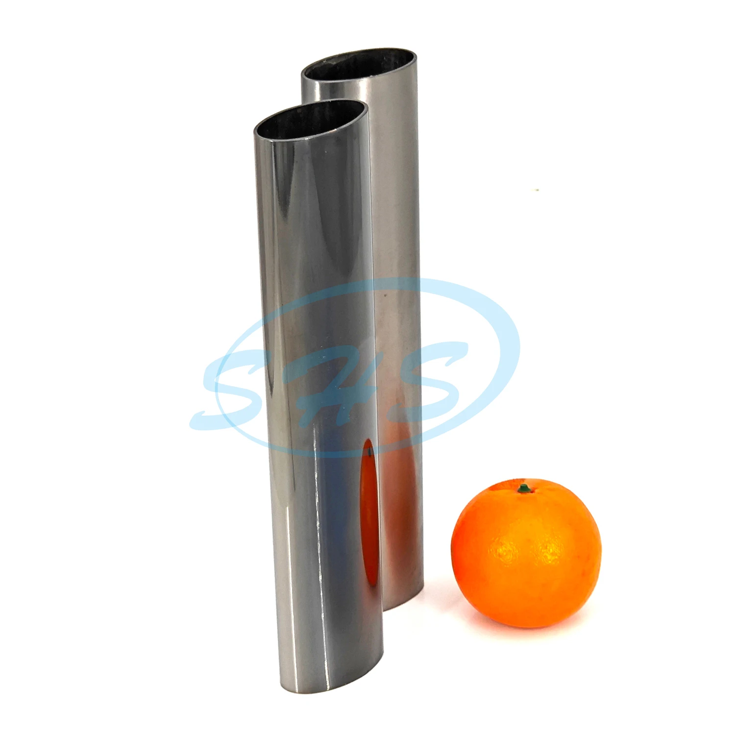 Black & mirror ss 304 316 stainless steel electroplating black oval tube 6k with plated for interior and exterior decoration
