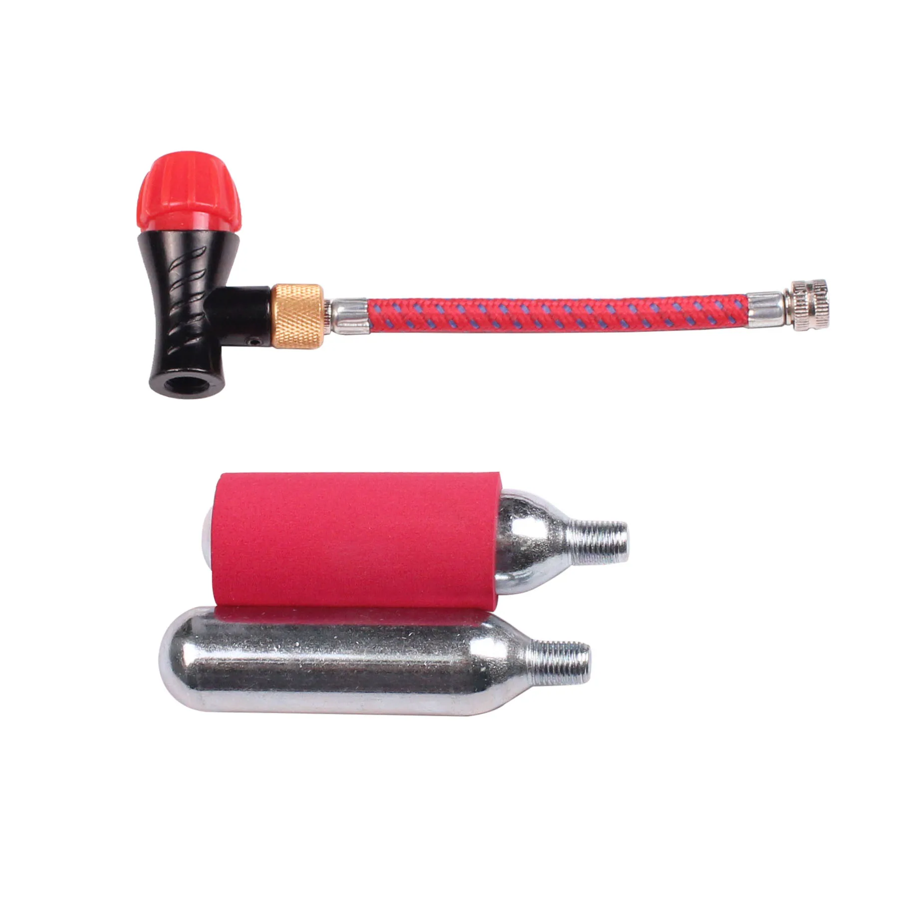 Mini Bike Tire Inflator High Pressure Co2 Bicycle Air Inflator Head For Road And Mountain Cycling