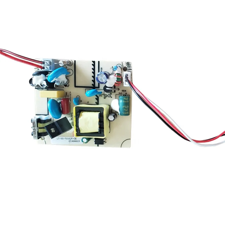 3 years warranty high market red green yellow 72X65mm square shape LED traffic light power supplier adaptor drivers