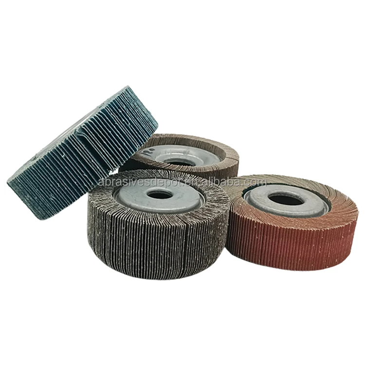 Moxi Centerless Grinding X 3000 Cerium Polishing Non-woven Stem-mounted Interleaf Flap Wheel