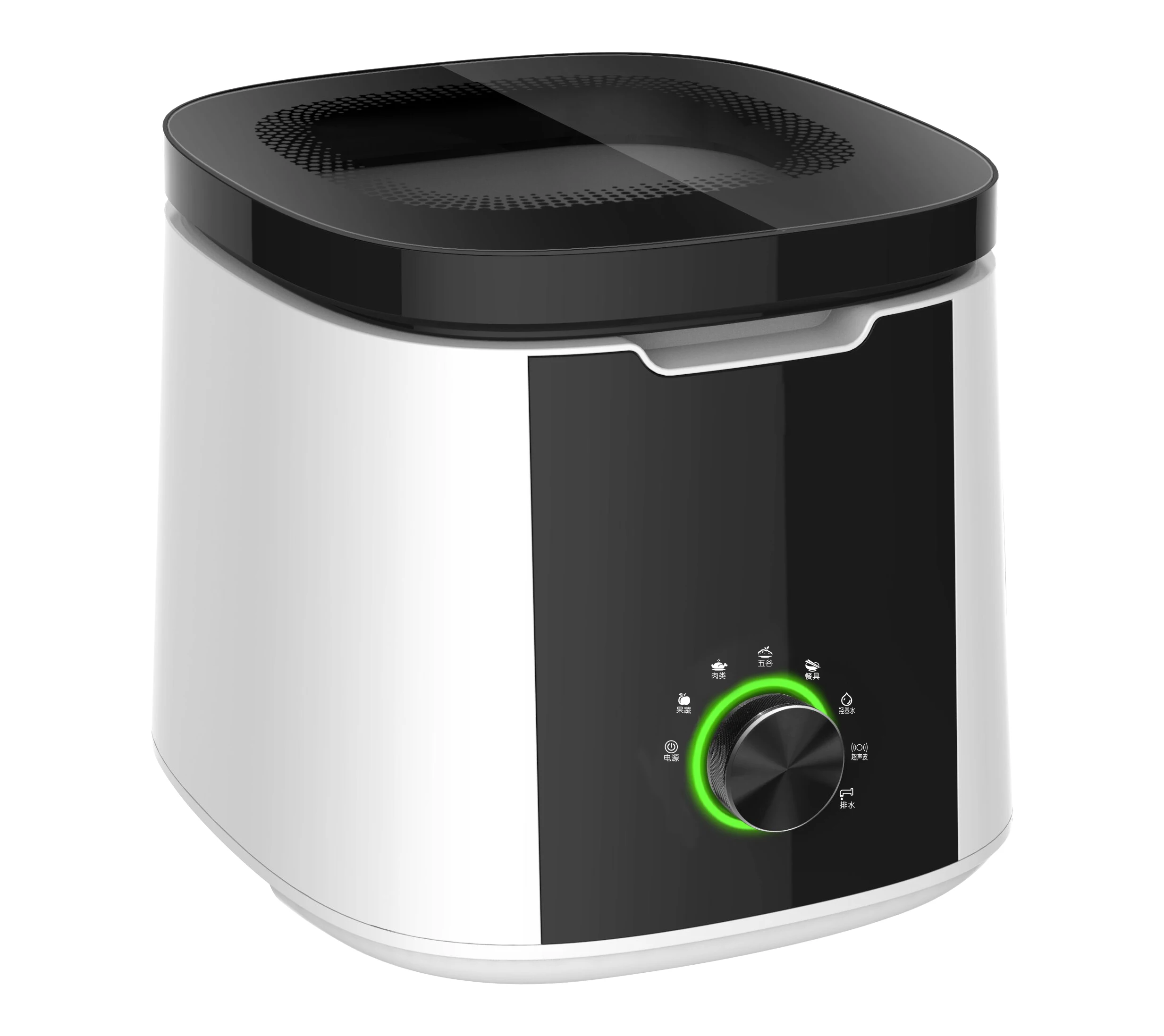 Ultrasonic kitchen food purifier Ozone sterilization fruit and vegetable electrolysis cleaning washer