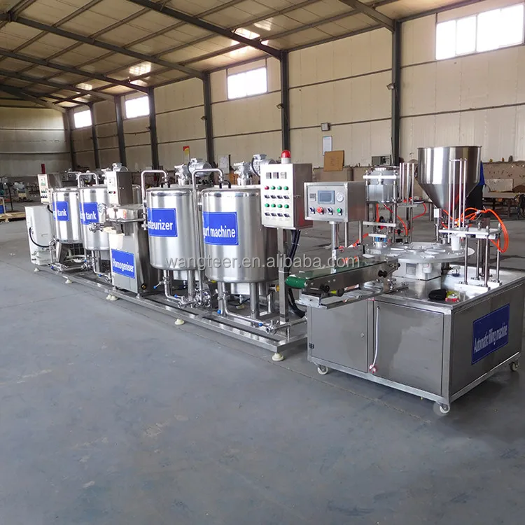Commercial Factory dairy Yogurt milk 200L/300L/500L complete Cow Goat milk production line