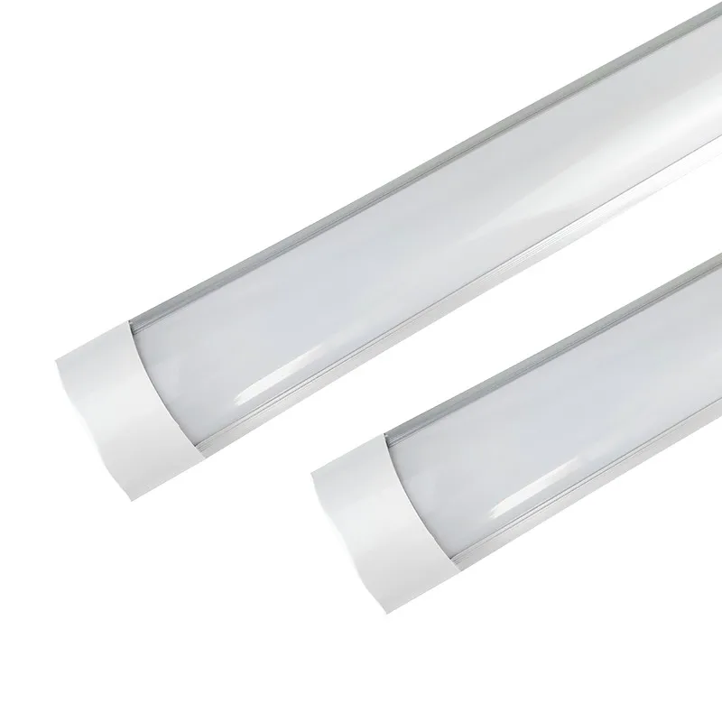 Free sample 12w 24w 36w Led Frame Panel Light aluminum housing PC cover Batten Lamp 36W Tubes SKD Led Batten Light