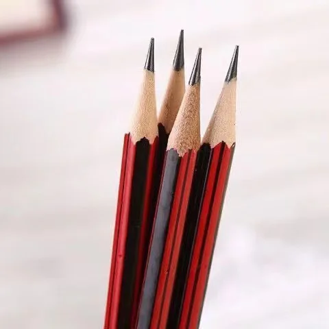 KEAS Wholesale Learning Stationery Including Drawing Sketching Pens Hexagonal HB Red Black Pencils Erasers