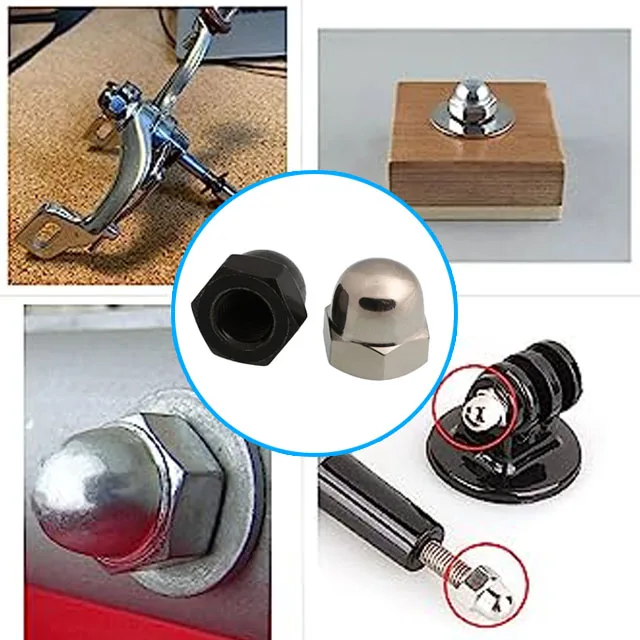 Stainless Steel A2-70 A2-80 A4-70 A4-80 Hex Cap Nut Acorn Nut DIN 1587 Hexagon Dome Cap Nut