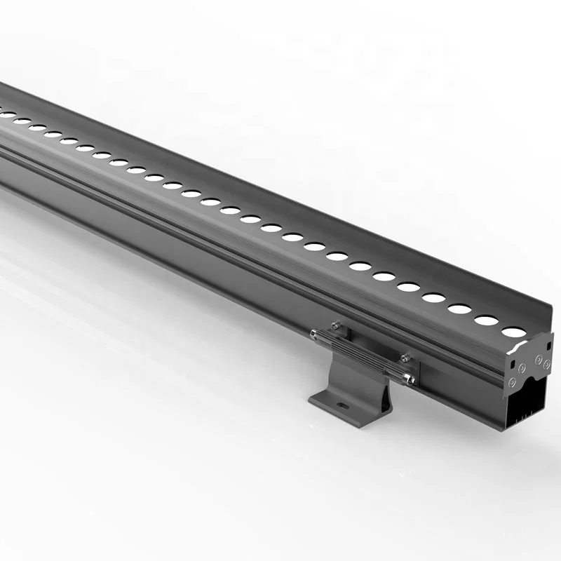 Outdoor Wall Washer IP67 High Rise DMX RGB LED Linear Wall Washer Light For Architectural Building Facade Lighting