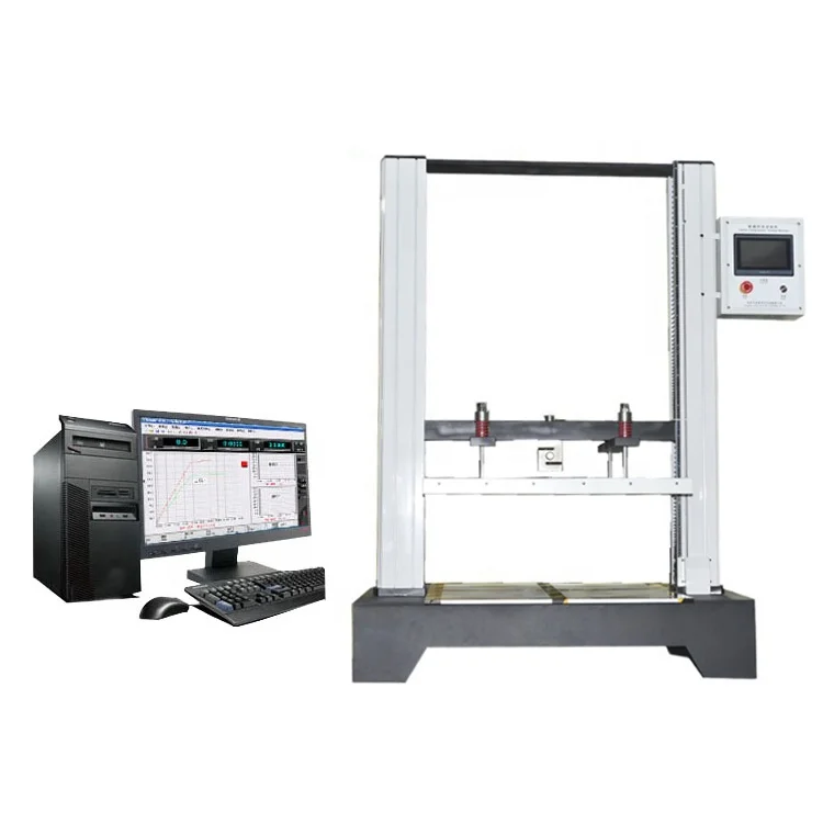 Manufacturers Auto Computer Control Electronic Power Packing Box Compression Strength Testing Machine