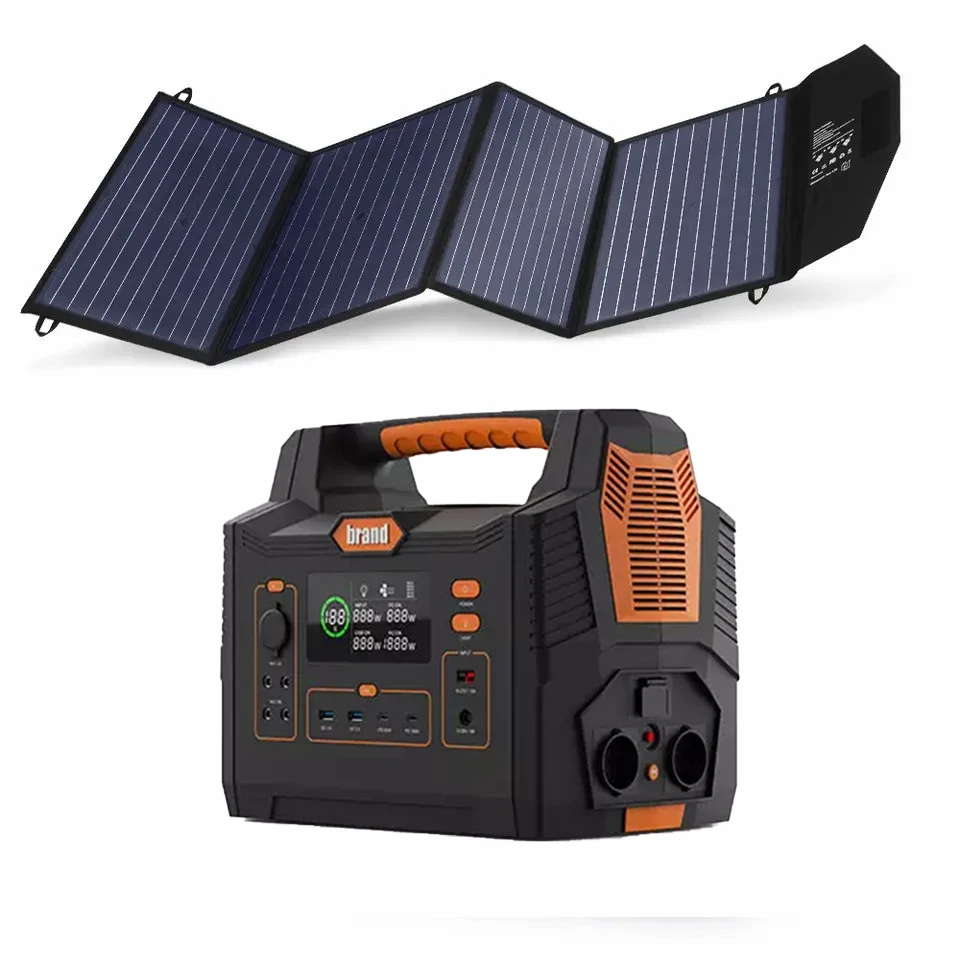 1000w Backup Portable Generator Solar Power Station Inverter UPS Li-on Battery Power Supply Powerhouse Charged