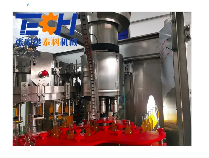 Monoblock Complete Glass Bottle alcohol drink / whisky / Vodka / Red wine production line