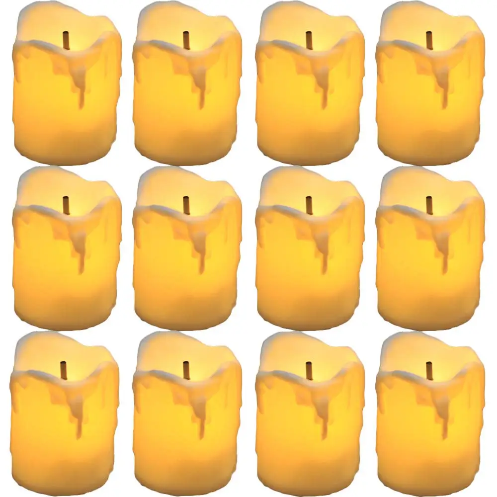 Светодиодные светильники для украшений, теплый белый свет, работающие от батареек