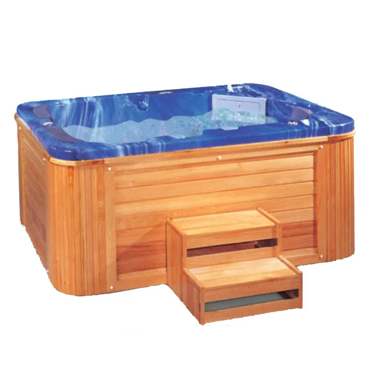 IDEAL Approval Outdoor Whirlpool Massage Balboa Acrylic Spa With bath tub Functions And Led Lights Tv