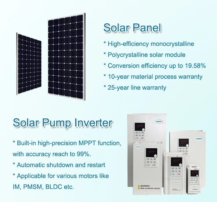 SINCR 30kw vfd variable frequency drive solar pump inverter for agricultural irrigation