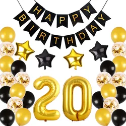 Conjunto De Globos De Fiesta De Cumpleanos Balloons Birthday Decorations Set for Adult