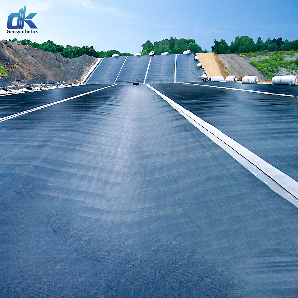 Factory Directly  Supply High Quality Astm GRI13 2 MM Pond Liner  Dam Liners HDPE Geomembrane
