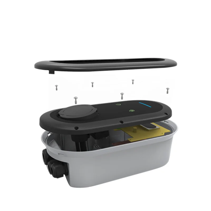 Home level 2 ac ev charger ocpp 1.6 european standard type 2 ev charger 7kw 32a with app