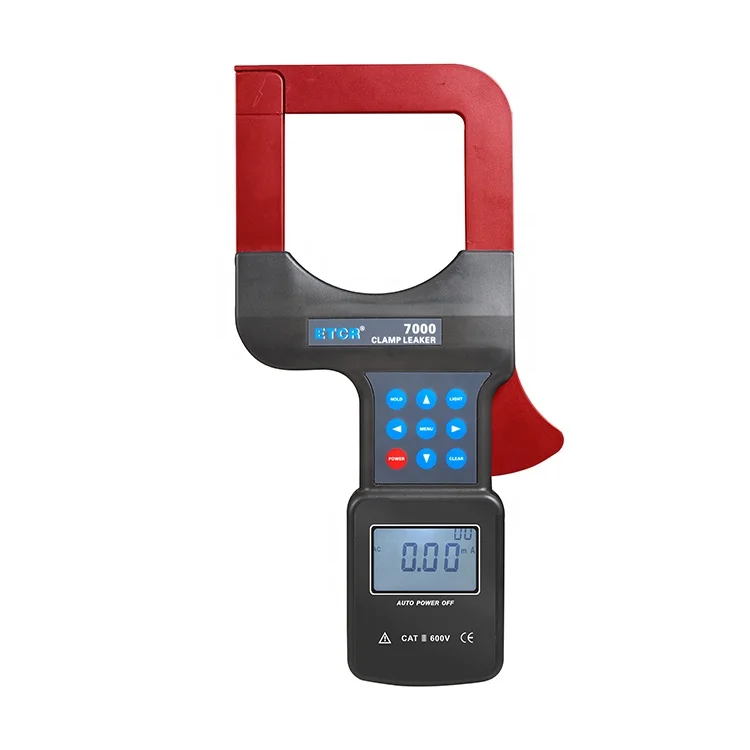 ETCR7000B Leakage Current Tester Clamp Meter Large Caliber Clamp Leakage Current Meter 0.00mA-2000A/80mm*80mm