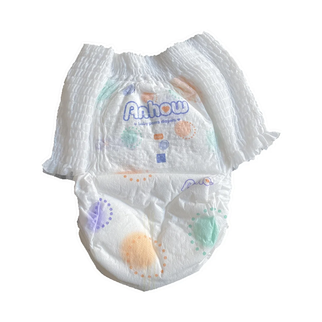 Free Sample New Design Super Absorption Baby Pant Diapers Full Core 002mm ultra Soft Japan Materials a Grade Pull up Baby Diaper