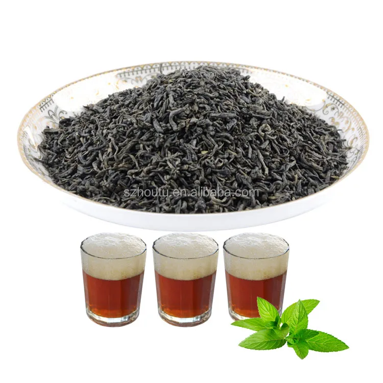 China Green Tea Morocco Chunmee Loose Leaf Health Tea Box and Bulk Packaging Specialty Vert De Chine for Maroc