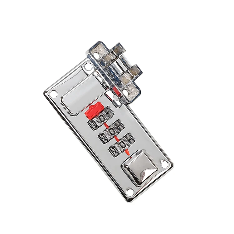 Hot Sale Quality Metal briefcase accessories little coded cabin luggage lock password padlock for Travel Safety and Security