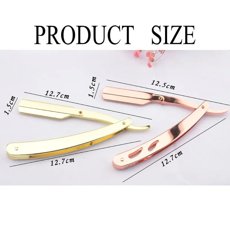 Professional Salon Stainless Steel Barber Straight Men Care Personal Beard Beauty Shaving Razor