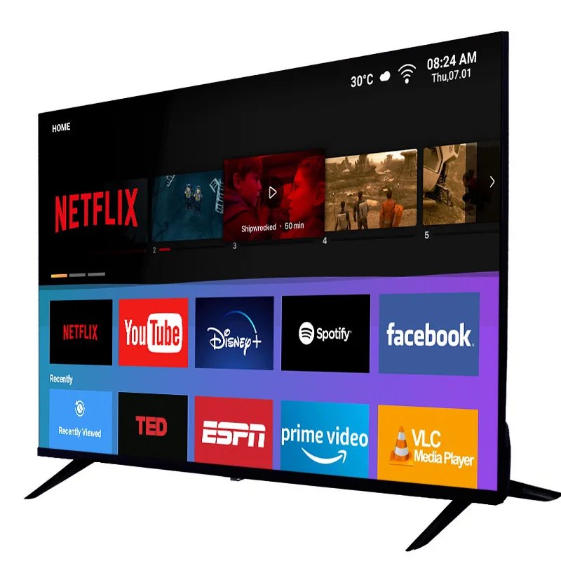 32 40 43 50 55 60 65 Television 4k Smart TV 85 Inch Android LCD LED UHD Factory Cheap HD TV Inteligente de 85 Pulgadas