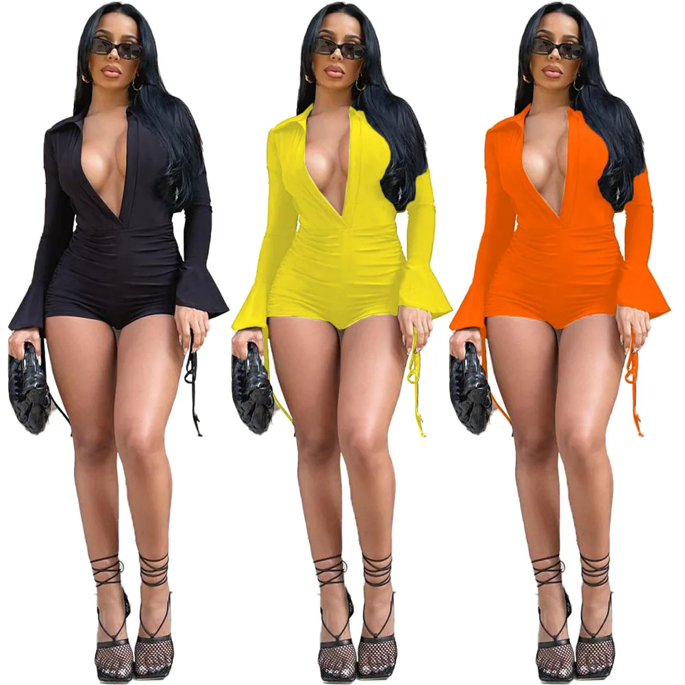 2021 Women Summer Jumpsuit And Rompers One Piece Plus Size Biker Short Pants Trouser Designers Sexy Jumpsuits Bodysuits