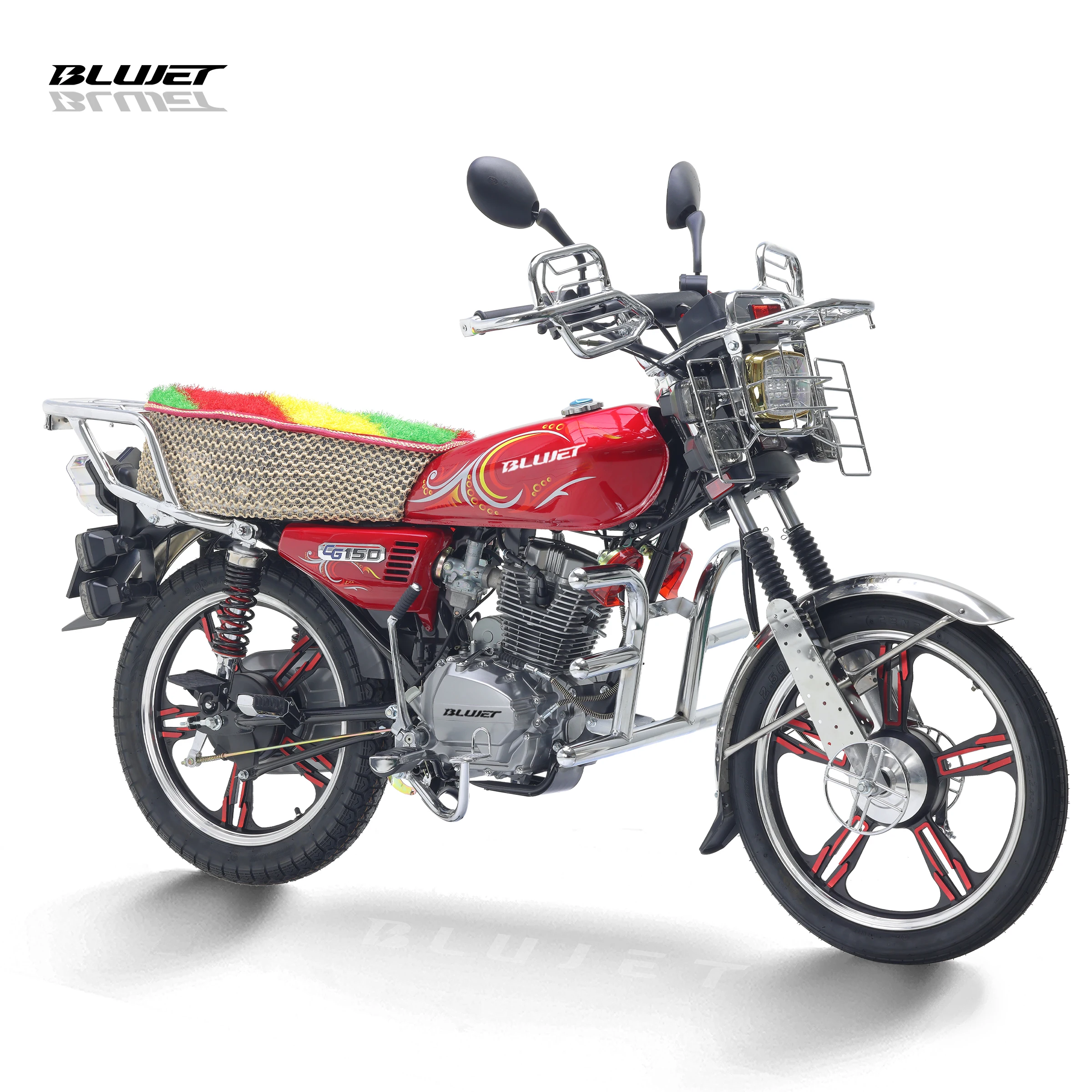 CG150 Afghan  New 150cc street motorcycle push rod CG150 engine digital meter disc brake for Latin America market