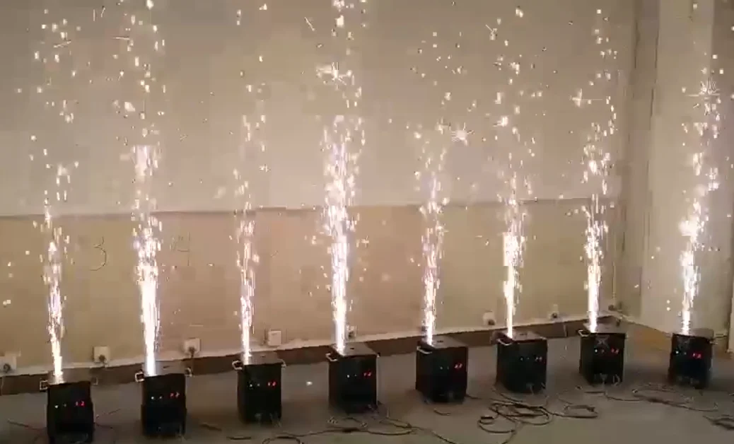 Remote 650w Fireworks Machine Dmx Control Pyro Spark Fountain