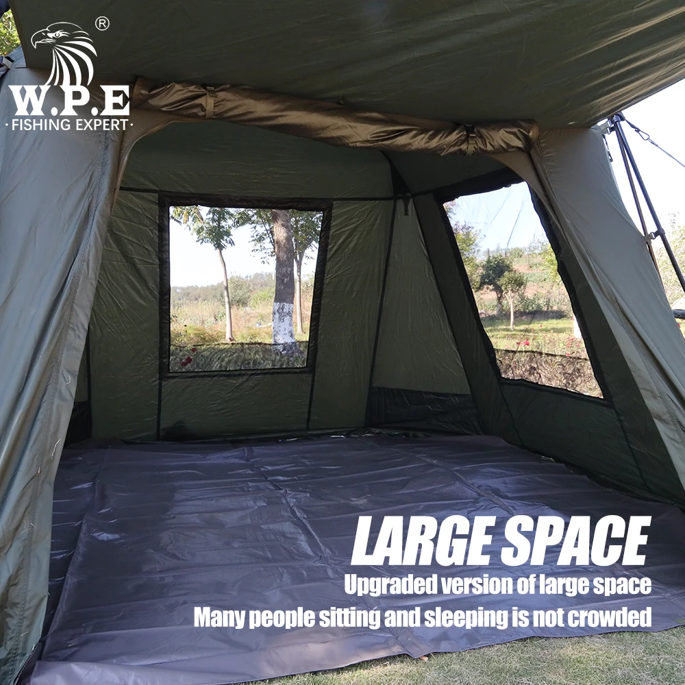 W.P.E New PU 310*310*H210 3500mm 210D Oxford cloth HH waterproof fishing tents for carp bivvy waterproof