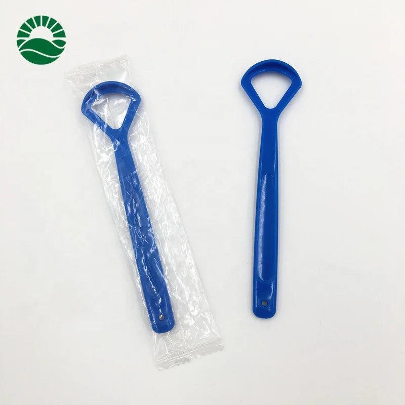 Cheap price wholesale plastic disposable tongue cleaner