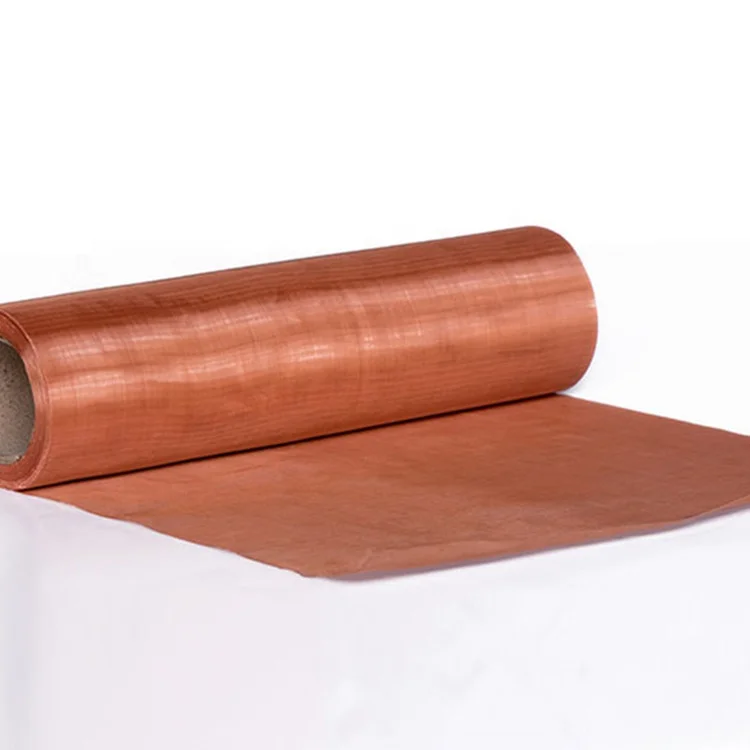 6 mesh bat control red copper shielding wire mesh screen cloth roll
