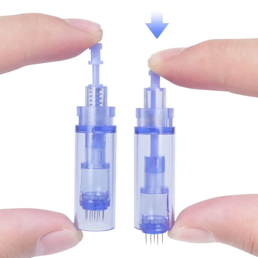 Replacement Bayonet Best cartridge for needle 12 pins blue needle cartridges derma