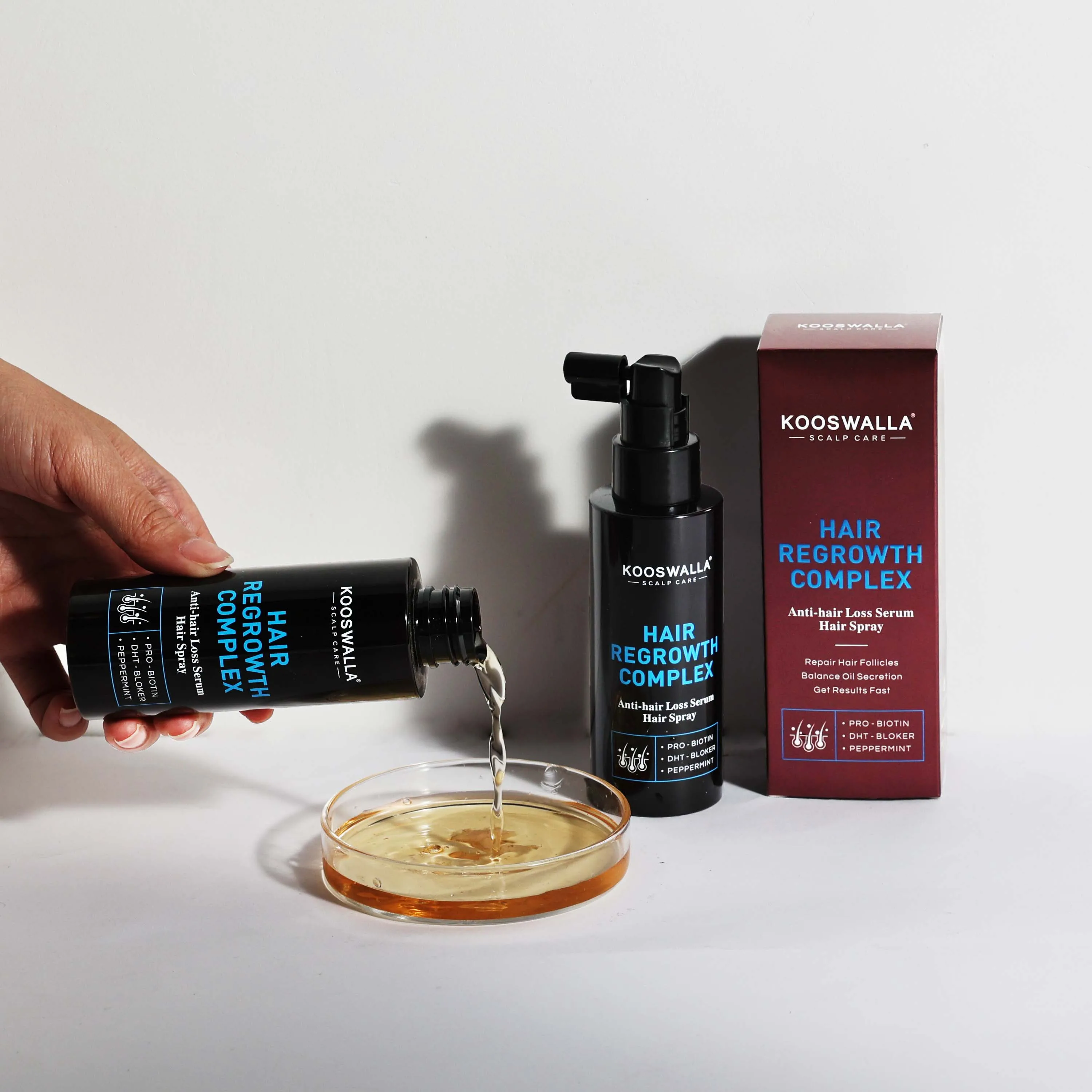 Wholesale Africa Black Man Use Organic And Natural Hair Growth Spray Anti Hair Loss Spray