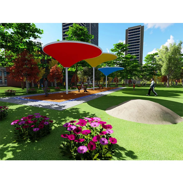 2024 modern Outdoor shelter architecture membrane structure landscape membrane