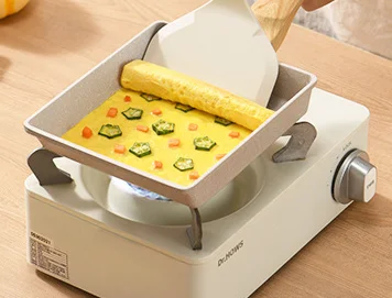 35Cm Forged 13Cm Mini Heavy Nonstick Egg Sausage Foldable Handle Round Bottomed Frying Pan