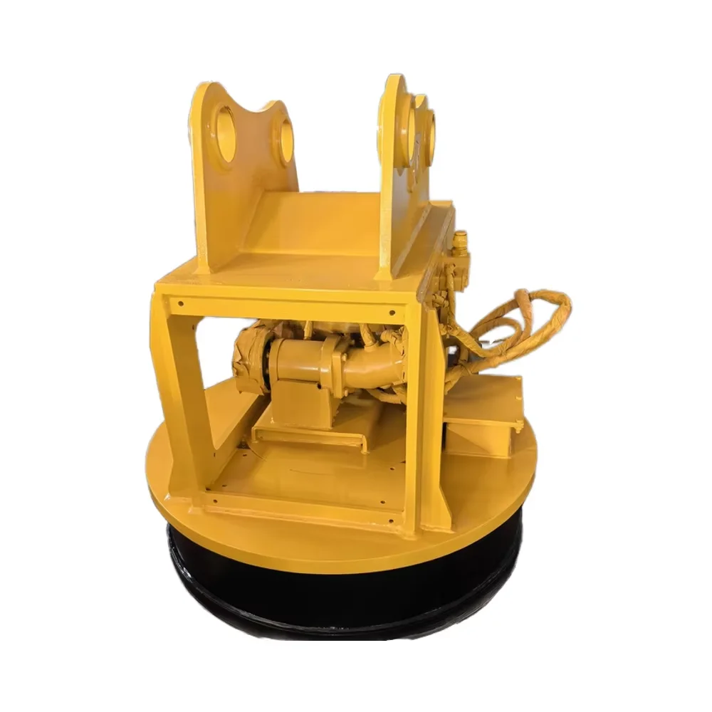 Factory Price Lifting Steel Scraps Magnetic Circular Electromagnet Lifting Excavator Magnet Lift Chuck