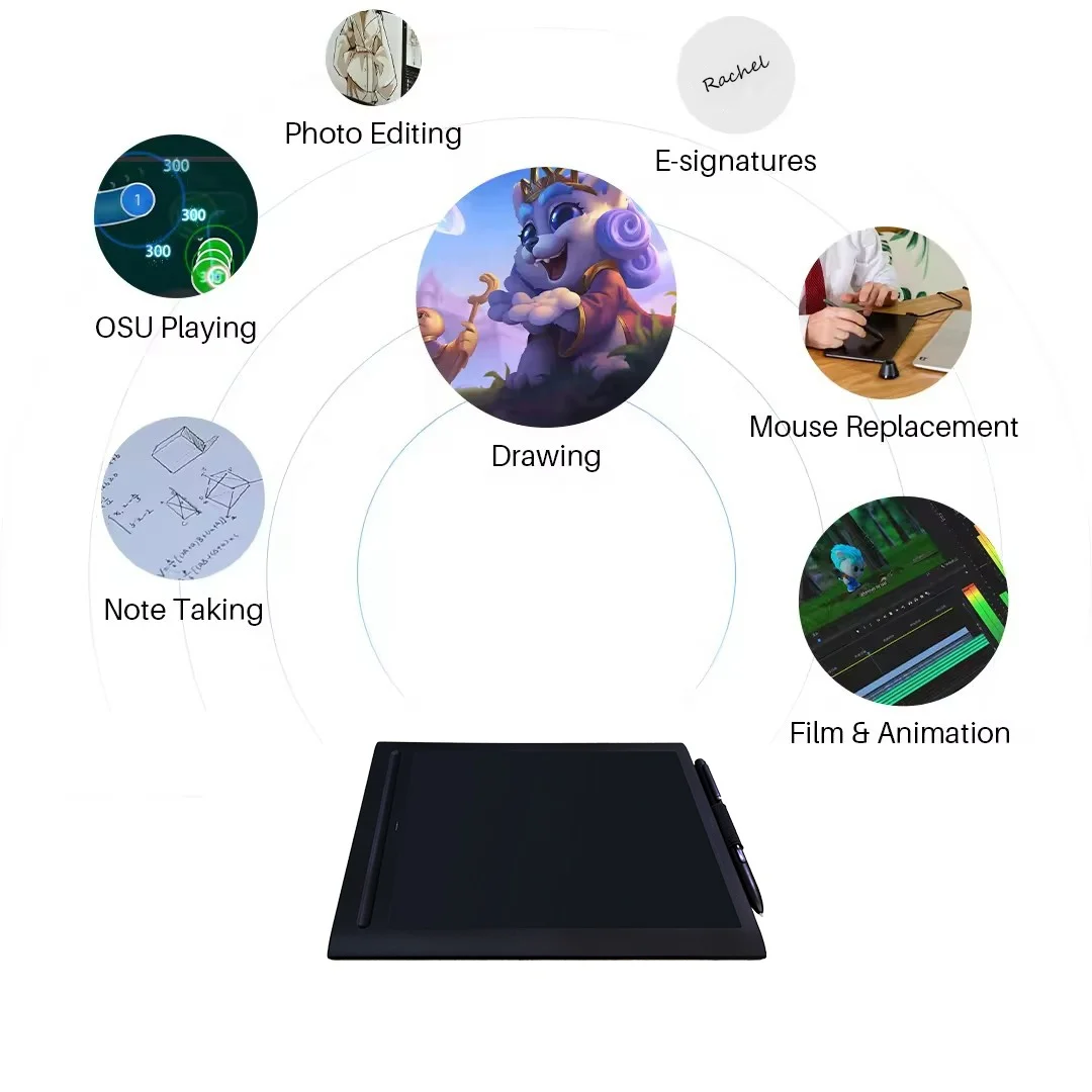 Digit Signature Animation Drawing Tablet Professional Design Electronic Digital Pen Graphics Tablet For Drawing Graphics pad