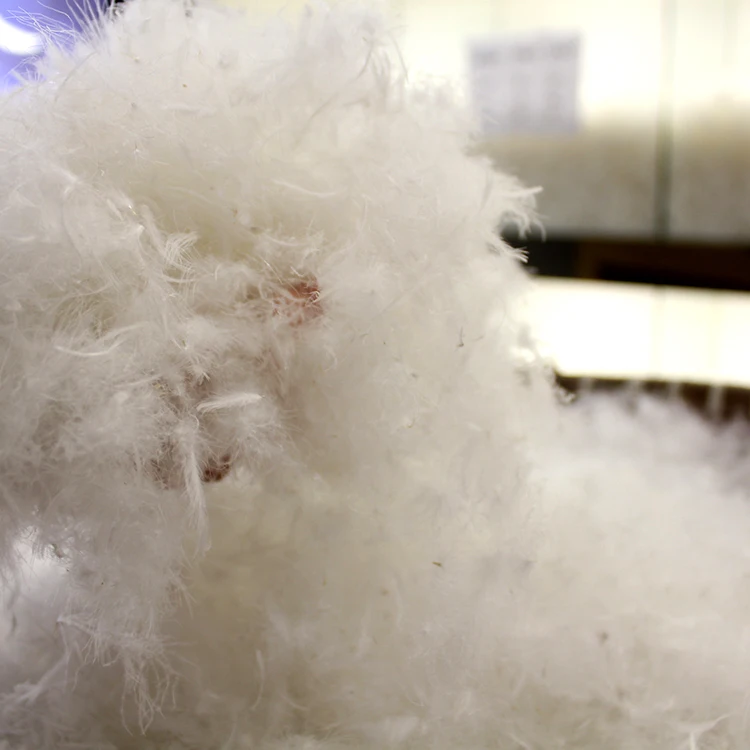 Machine Washable Natural White 60% Duck Down 40% Feather Pillow Filling Material Sticky Pure White Duck Down