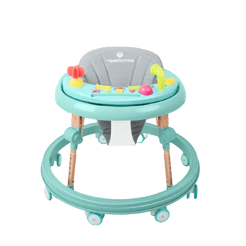 Round universal baby walkers with wheels and seat baby roller baby wheel walker