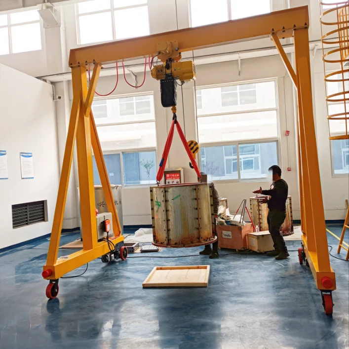 1.5 Ton Mini Gantry Crane Small Mobile Gantry Crane Easy Operation Gantry Crane