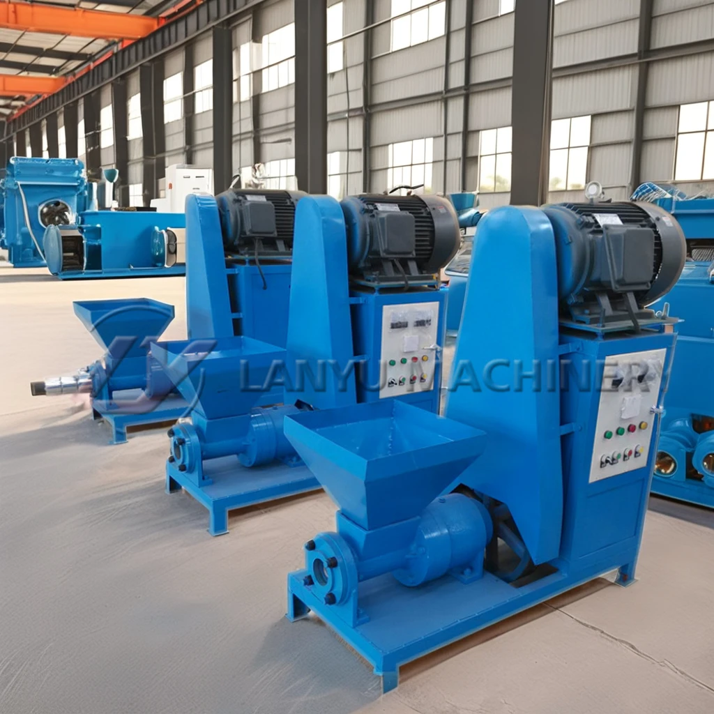 SAWDUST New Briquette Machine for Fuel Coal-Based with Engine and Motor Core Components for Manufacturing Plants and Farms