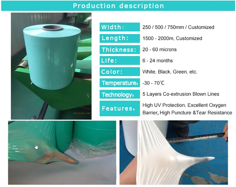 HOT SALE LLDPE Plastic silage grass bale silage wrap bag,SILAGE FILM161, silage wrap bag, Silage Grass Bale, Plastic Silage Bag, 9b5b3d1f-7e16-4a13-aaac-b331491b681a