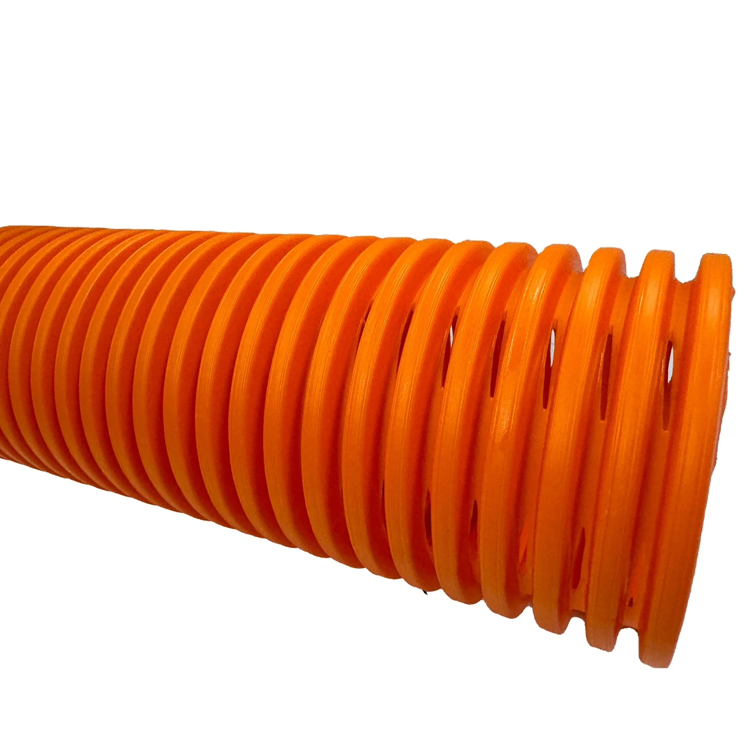 HDPE plastic drainage corrugated pipe with sock